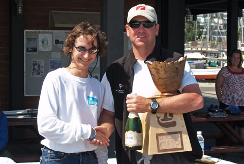 Nathalie and the Sarcoma Cup with Tom Jenkins