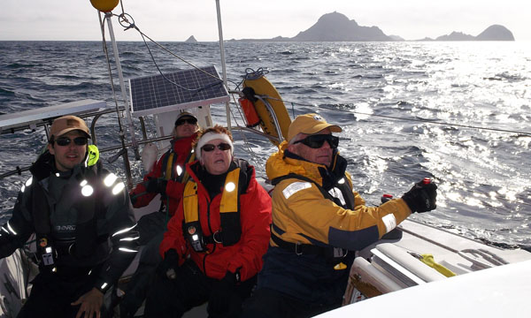 The crew on Solar Wind