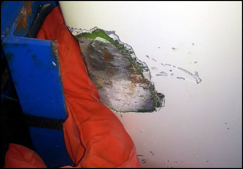 damage to bow