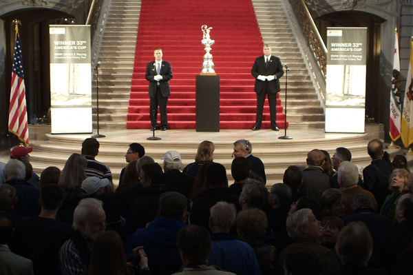 America's Cup at City Hall