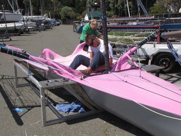Katie Love's pink Aussie 18