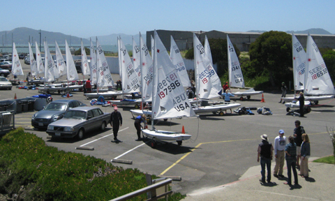 Radials in the parking lot
