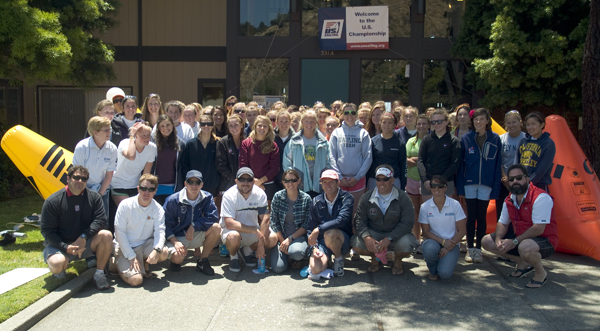The sailors and coaches of the Leiter Cup
