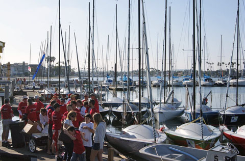 The fleet dockside