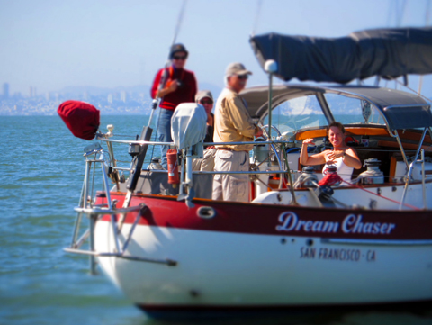 Race Committee aboard Dream Chaser