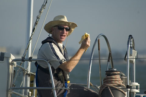 Jeff has a breakfast banana