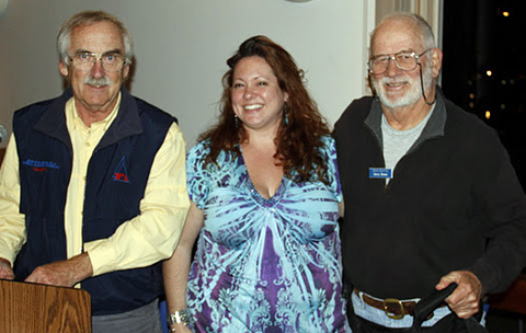 Pat Broderick, Laura Munoz, and Gerry Brown